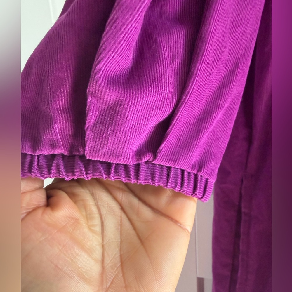 GAP Vibrant Puff Sleeve Corduroy Mini Dress size M - Picture 13 of 17